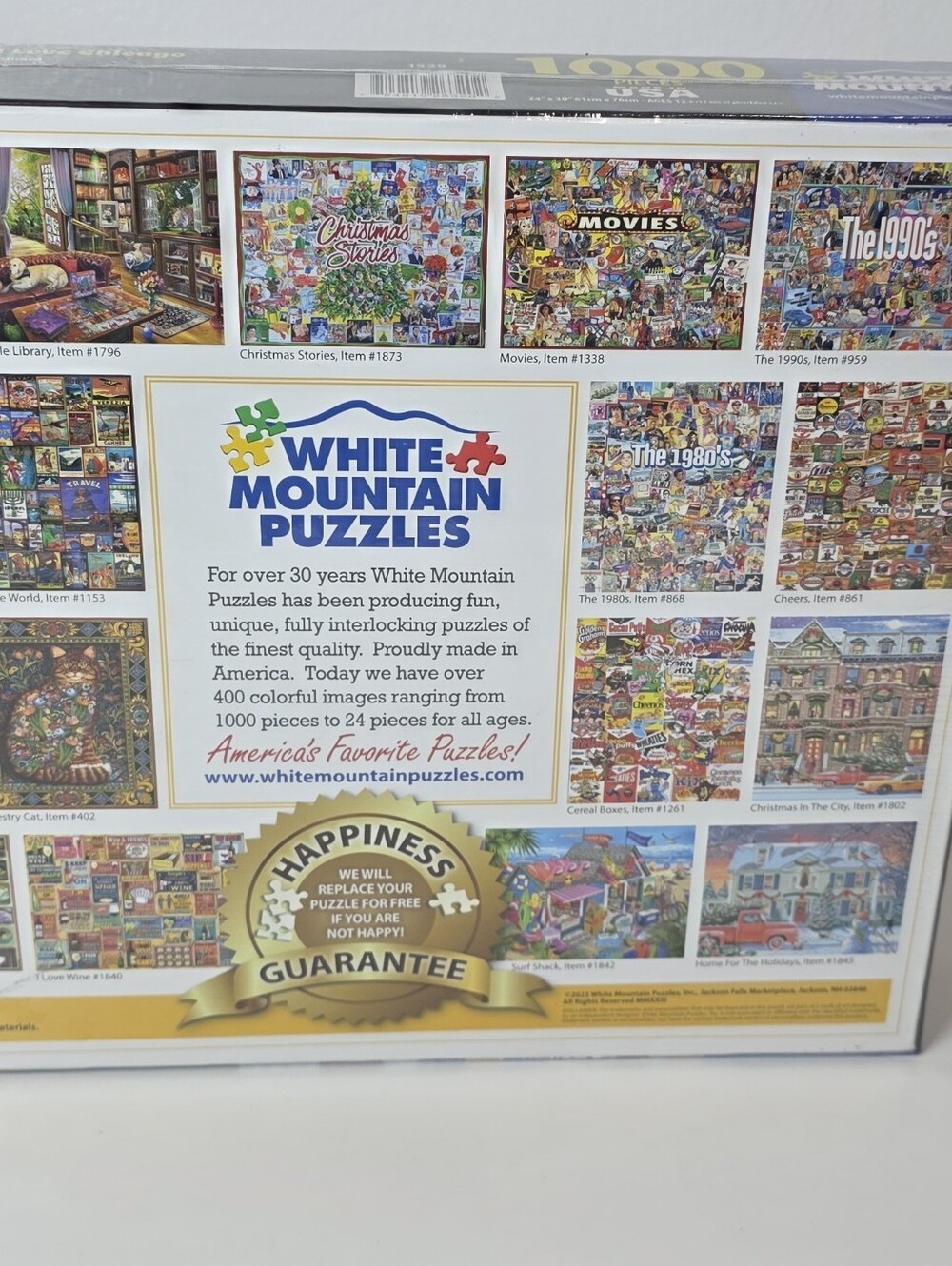BRAND NEW - WHITE MOUNTAIN PUZZLE -  I LOVE CHICAGO - 1000 PIECE - SEALED #1529 - Picture 3 of 5